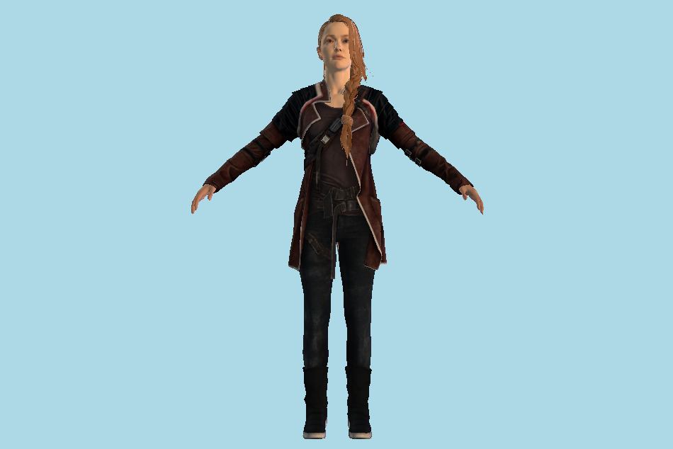 Detroit Become Human North Girl 3d model
